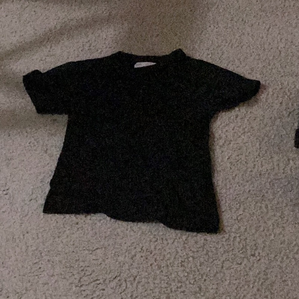 Zara Kids Black Short Sleeve Tee